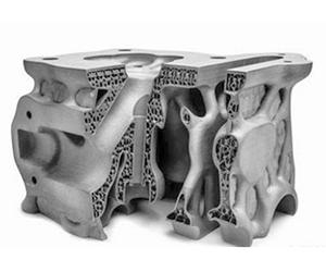 stainless steel 3D printed auto engine cylinder block