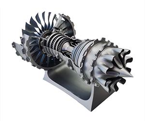 Metal 3d printing Aircraft engine model