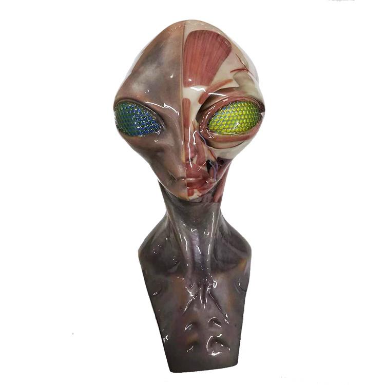 Stratasys Polyjet 3D printing tranparent alien prototype