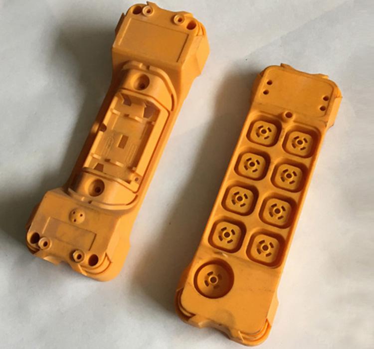 Industrial remote control housing Injection molded parts